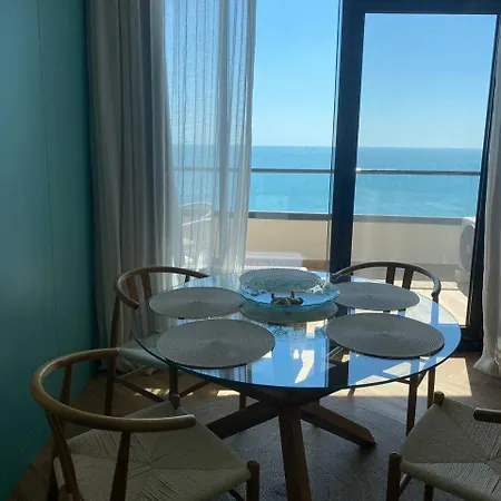 Apartment прямой вид на море - жк калипсо - первая линия - посуточная аренда у моря