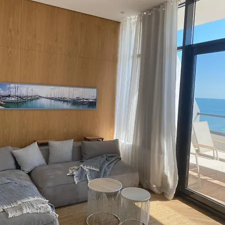 Apartment прямой вид на море - жк калипсо - первая линия - посуточная аренда у моря *