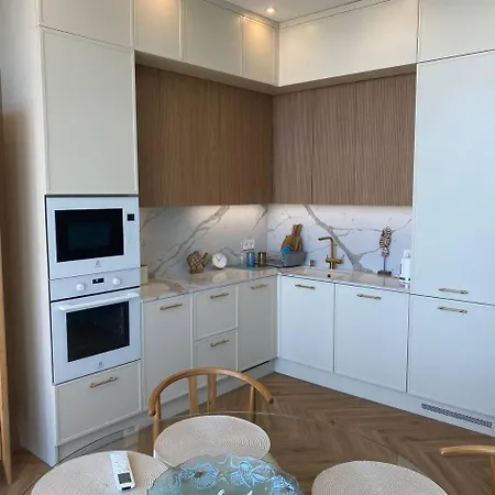 Apartment прямой вид на море - жк калипсо - первая линия - посуточная аренда у моря